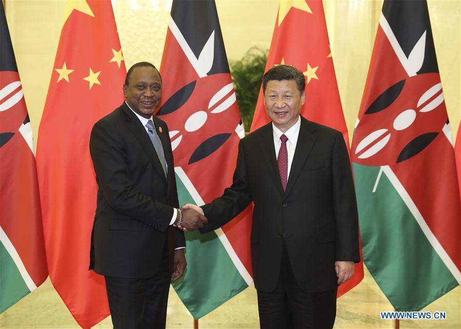 (BRF)CHINA-BEIJING-XI JINPING-KENYAN PRESIDENT-MEETING (CN)