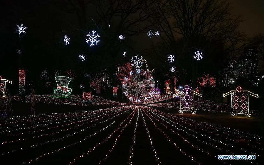 U.S.-CHICAGO-LINCOLN PARK ZOO-ILLUMINATION-CHRISTMAS