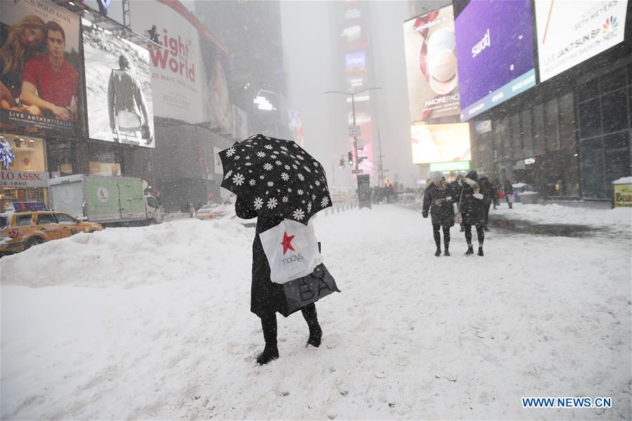 U.S.-NEW YORK-SNOW STORM