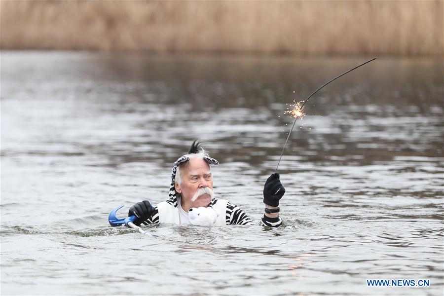 GERMANY-BERLIN-WINTER SWIMMING CARNIVAL