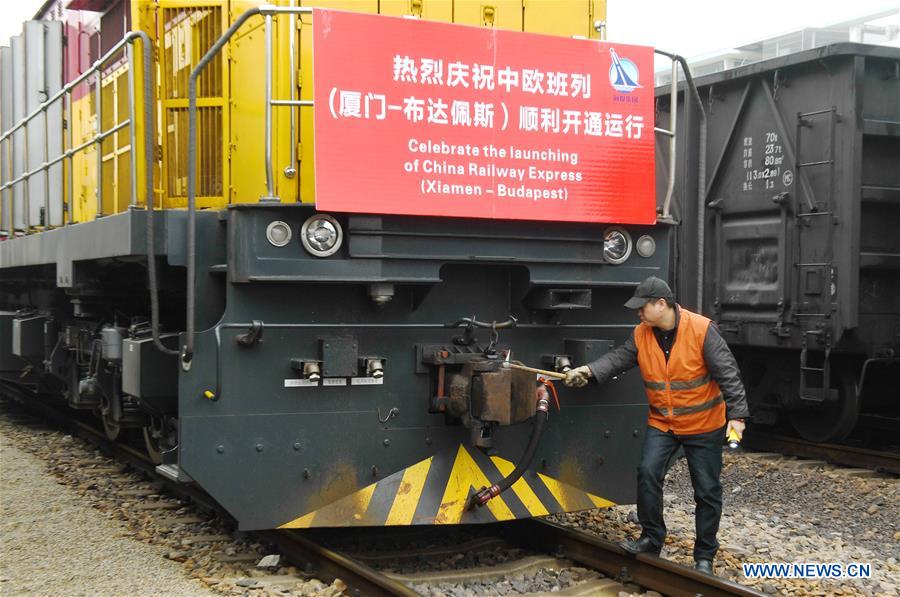 CHINA-XIAMEN-TRAIN-BUDAPEST(CN)