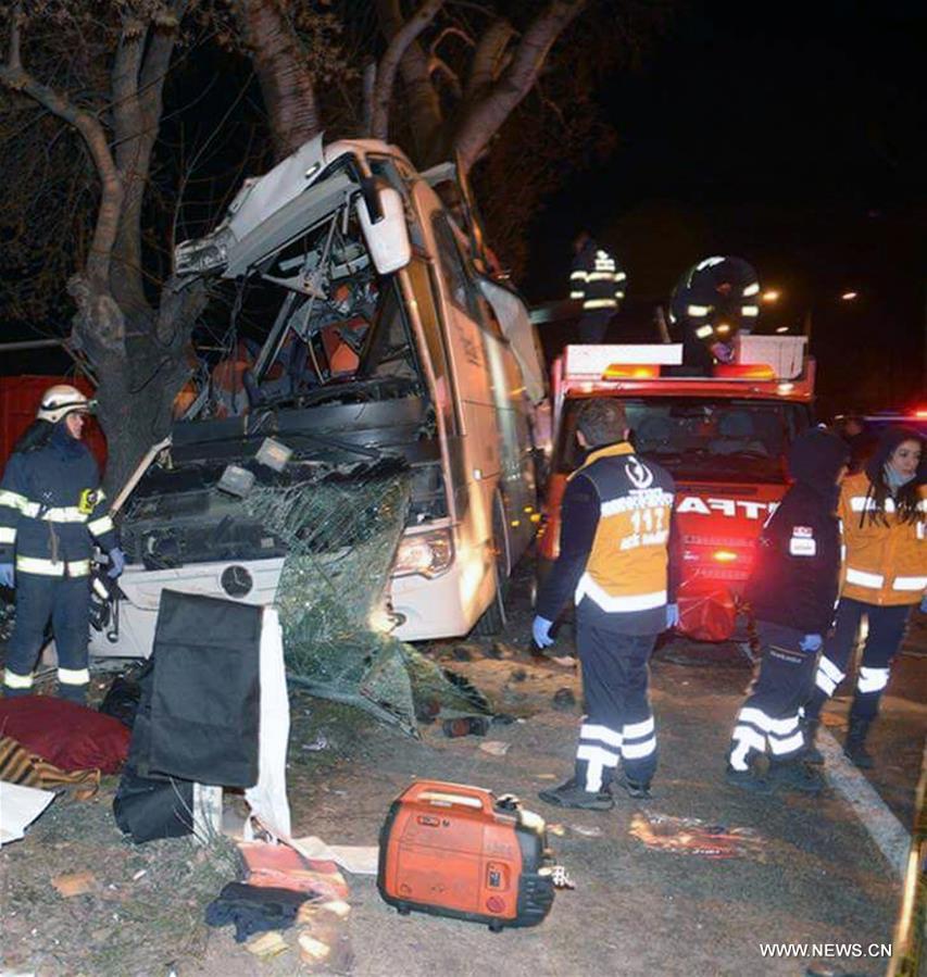 TURKEY-ESKISEHIR-BUS-ACCIDENT