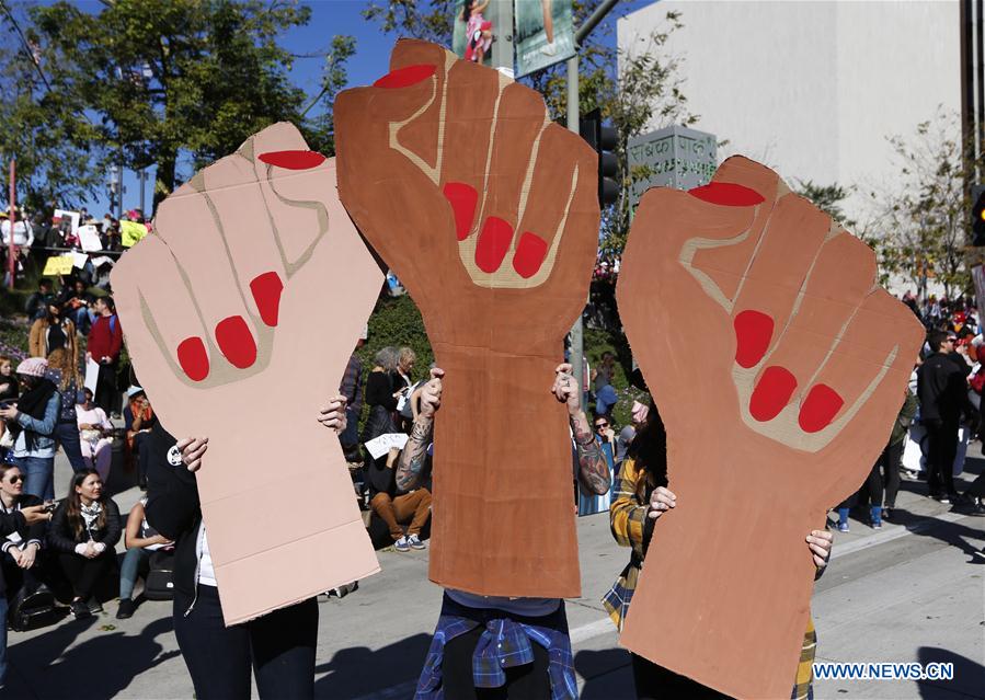 U.S.-LOS ANGELES-WOMEN'S MARCH