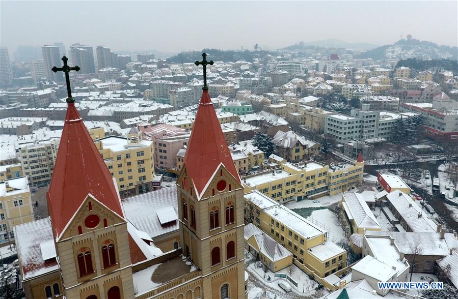 CHINA-QINGDAO-SNOWFALL(CN)