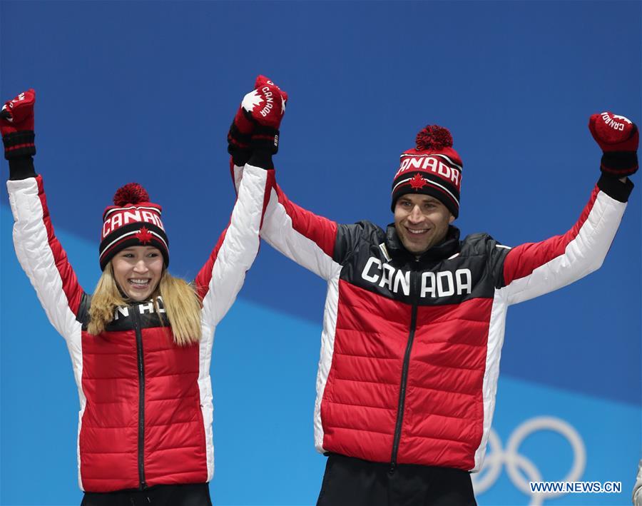 (SP)OLY-SOUTH KOREA-PYEONGCHANG-CURLING-MIXED DOULBES-MEDAL CEREMONY