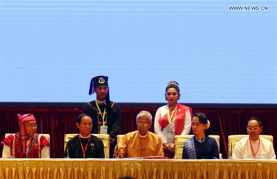 MYANMAR-NAY PYI TAW-NATIONWIDE CEASEFIRE ACCORD-SIGNING CEREMONY