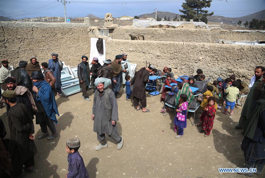 AFGHANISTAN-KABUL-CHINA-AIDS-DISPLACED CAMP