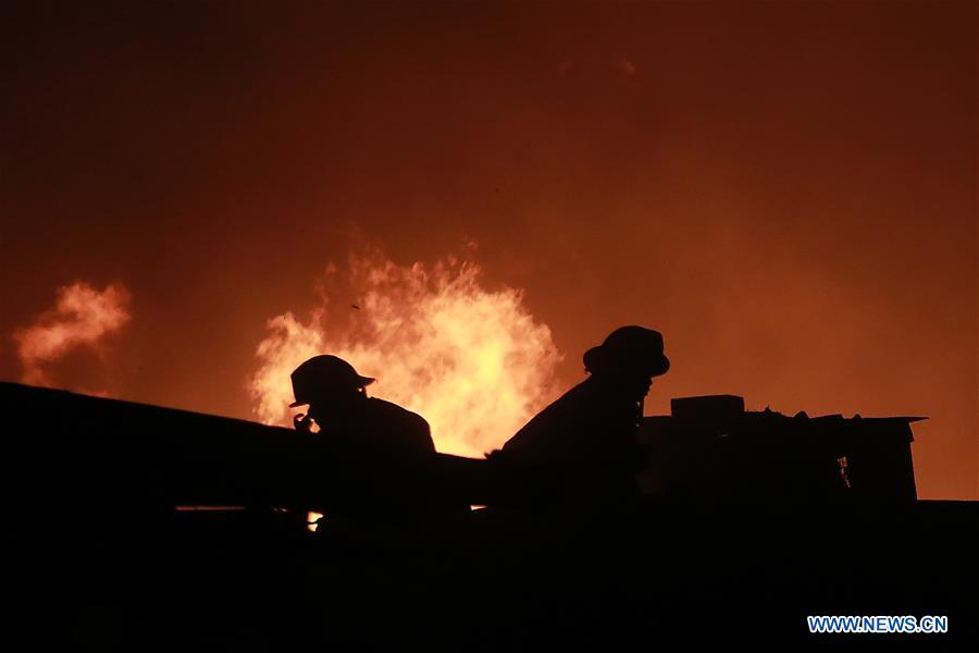 PHILIPPINES-QUEZON CITY-SLUM-FIRE