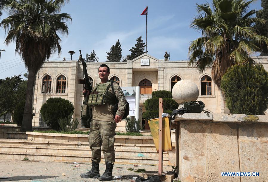 SYRIA-AFRIN-CITY CENTER-TURKISH MILITARY