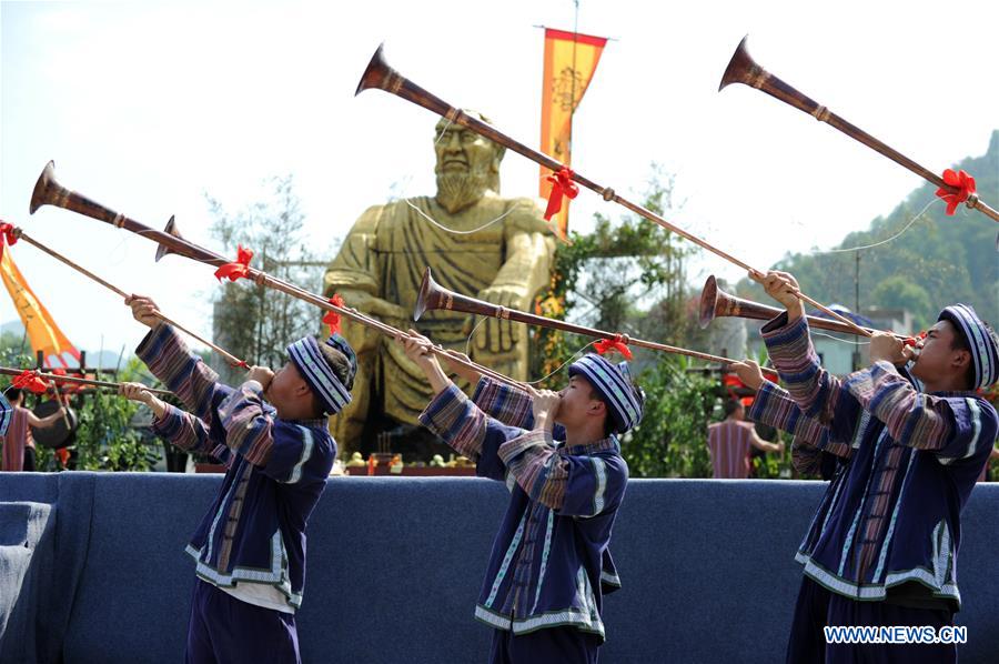 CHINA-GUIZHOU-SANYUESAN-FESTIVAL-CELEBRATIONS (CN)