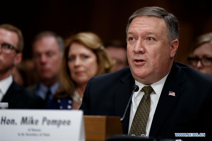 FILE-U.S.-WASHINGTON D.C.-SECRETARY OF STATE-MIKE POMPEO-CONFIRMING