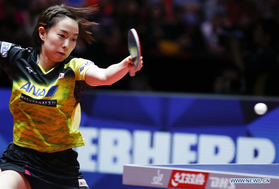 (SP)SWEDEN-HALMSTAD-ITTF WORLD TEAM CHAMPIONSHIPS 2018-WOMEN'S FINAL-CHN VS JPN