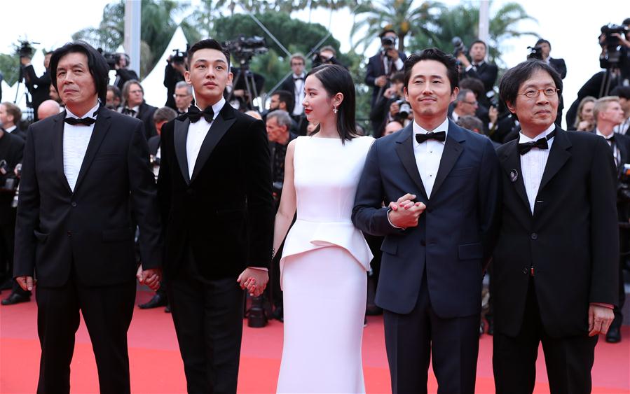 FRANCE-CANNES-71ST INTERNATIONAL FILM FESTIVAL-BURNING-RED CARPET