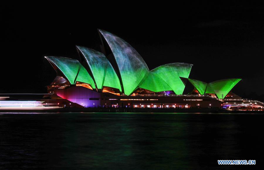 AUSTRALIA-SYDNEY-VIVID SYDNEY LIGHT SHOW