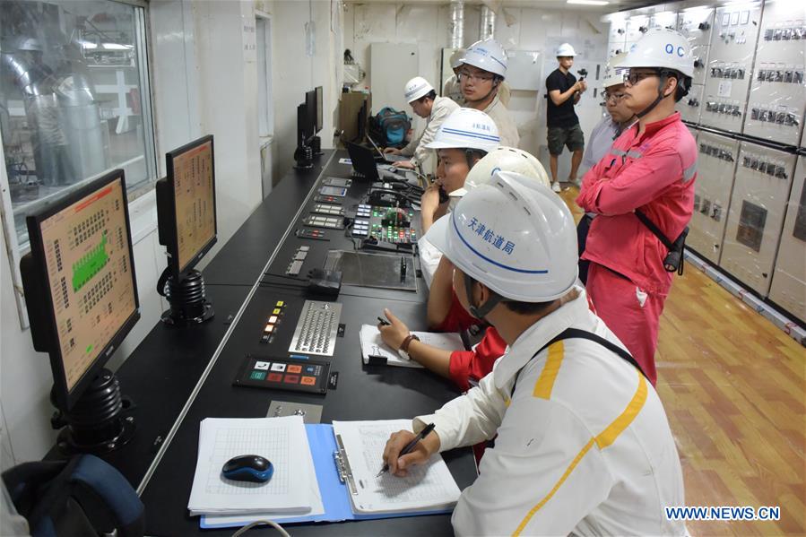 CHINA-JIANGSU-LARGE DREDGING VESSEL-SEA TRIAL (CN)