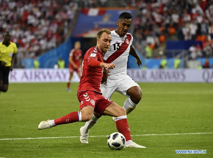 (SP)RUSSIA-SARANSK-2018 WORLD CUP-GROUP C-PERU VS DENMARK