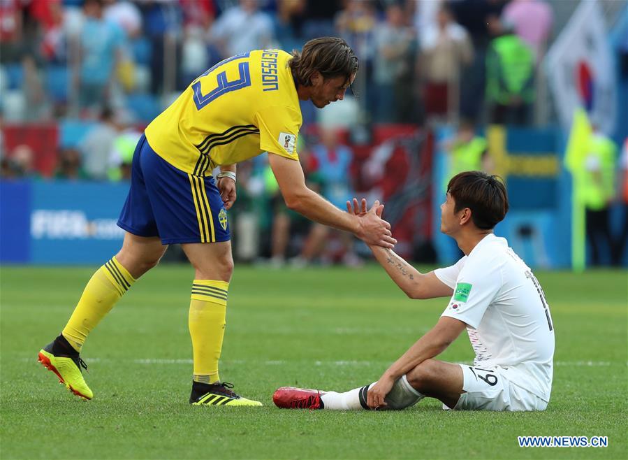 (SP)RUSSIA-NIZHNY NOVGOROD-2018 WORLD CUP-GROUP F-SWEDEN VS SOUTH KOREA