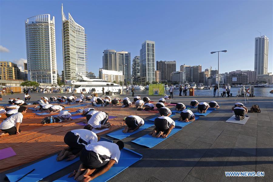 LEBANON-BEIRUT-INTERNATIONAL DAY OF YOGA-CELEBRATION