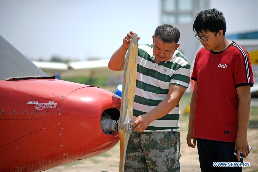 CHINA-NINGXIA-YINCHUAN-FARMER-PILOT (CN)