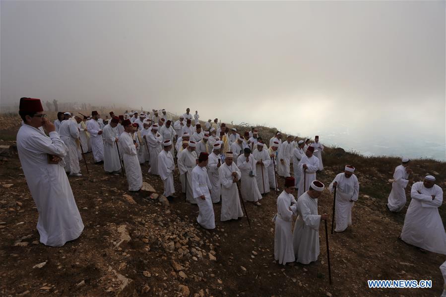 MIDEAST-NABLUS-SAMARITANS-SHAVUOT