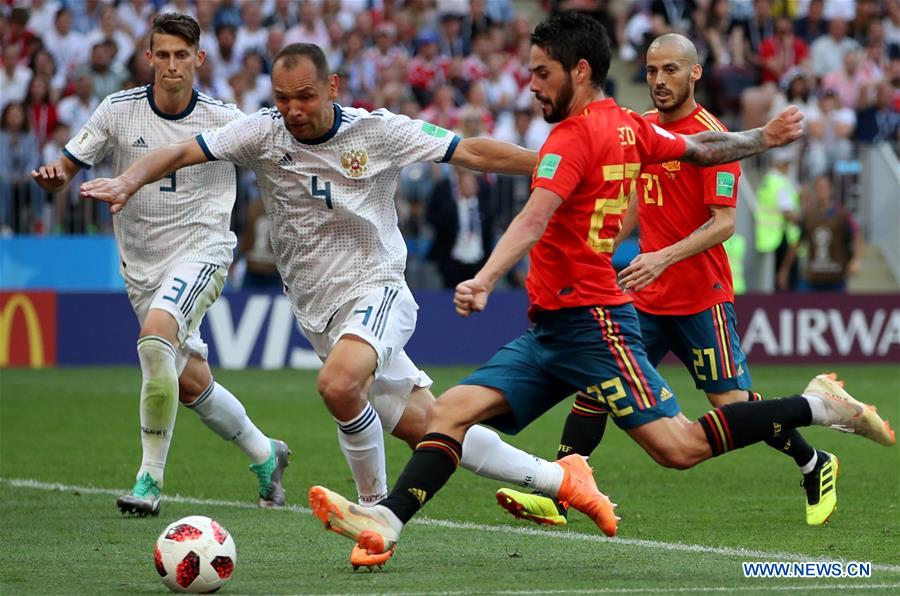 (SP)RUSSIA-MOSCOW-2018 WORLD CUP-ROUND OF 16-SPAIN VS RUSSIA