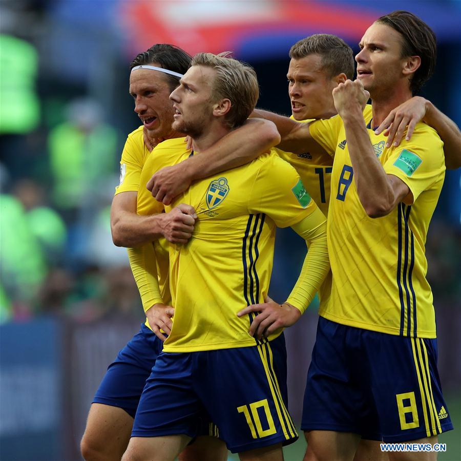 (SP)RUSSIA-SAINT PETERSBURG-2018 WORLD CUP-ROUND OF 16-SWITZERLAND VS SWEDEN