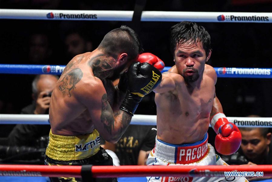 (SP)MALAYSIA-KUALA LUMPUR-BOXING-PACQUIAO VS MATTHYSSE