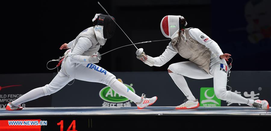 (SP)CHINA-JIANGSU-WUXI-FENCING-WORLD CHAMPIONSHIPS (CN)