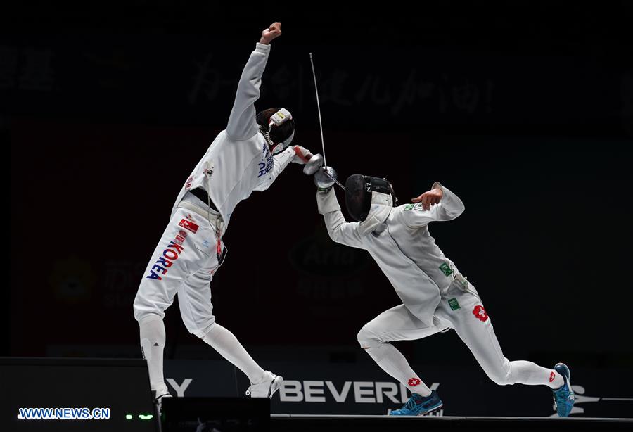 (SP)CHINA-JIANGSU-WUXI-FENCING-WORLD CHAMPIONSHIPS (CN)