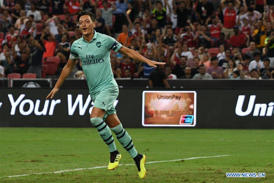 (SP)SINGAPORE-SOCCER-INTERNATIONAL CHAMPIONS CUP-ARSENAL VS PARIS SAINT-GERMAIN