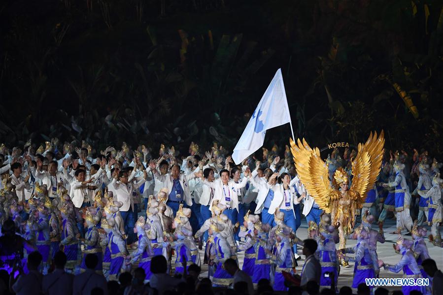 (SP)INDONESIA-JAKARTA-ASIAN GAMES-OPENING CEREMONY