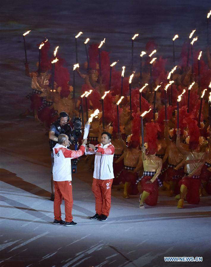 (SP)INDONESIA-JAKARTA-ASIAN GAMES-OPENING CEREMONY