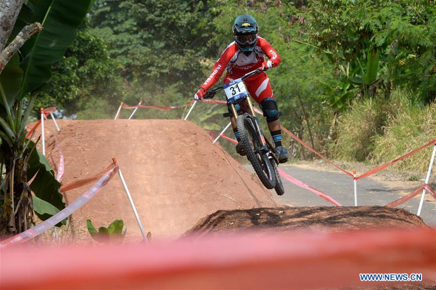 (SP)INDONESIA-SUBANG-ASIAN GAMES 2018-WOMEN’S DOWN HILL-MEDALS