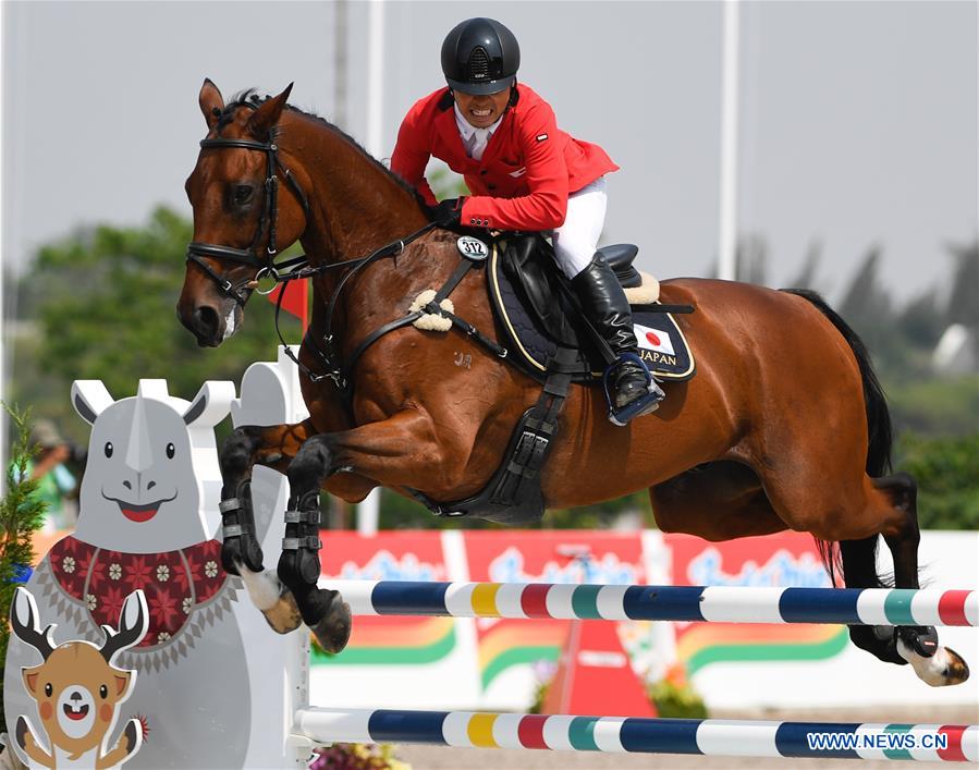 (SP)INDONESIA-JAKARTA-ASIAN GAMES 2018-EQUESTRIAN-EVENTING TEAM