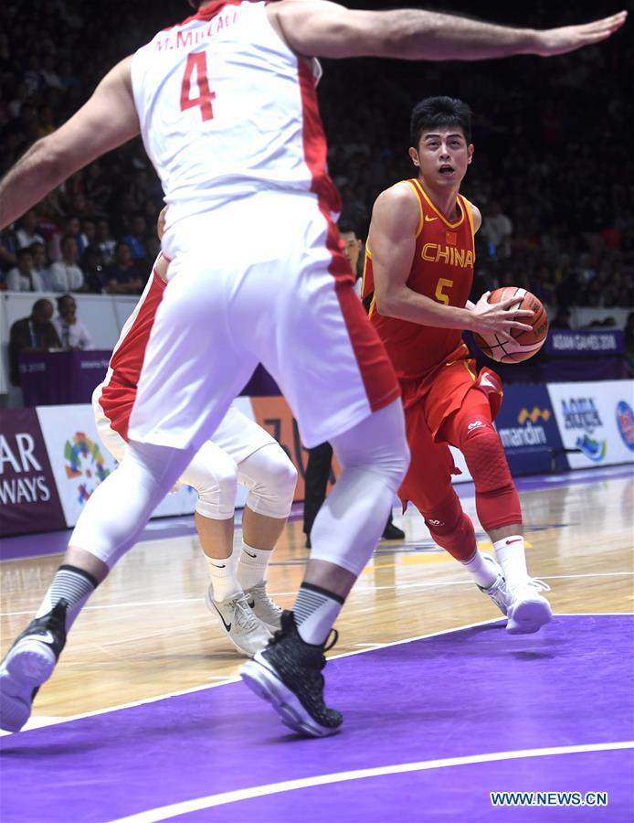 (SP)INDONESIA-JAKARTA-ASIAN GAMES-MEN'S BASKETBALL FINAL-CHINA VS IRAN