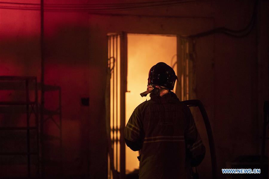 BRAZIL-RIO DE JANEIRO-MUSEUM-FIRE