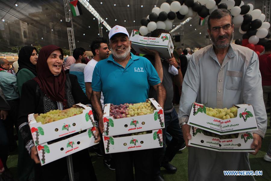 MIDEAST-HEBRON-GRAPES FESTIVAL