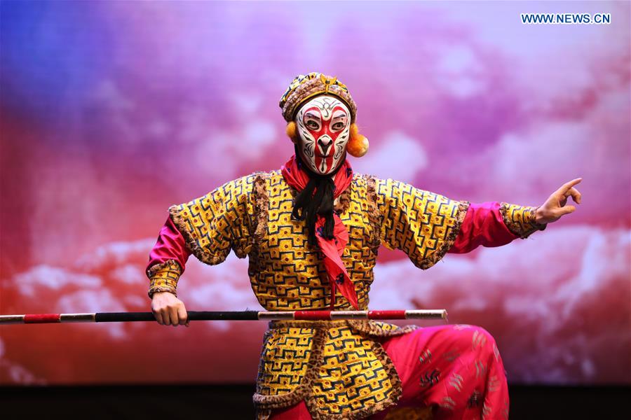 MIDEAST-WEST BANK-RAMALLAH-CHINA-PEKING OPERA