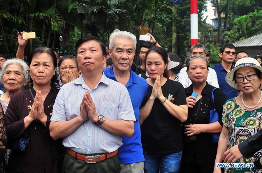 VIETNAM-HANOI-VIETNAMESE PRESIDENT TRAN DAI QUANG-STATE FUNERAL