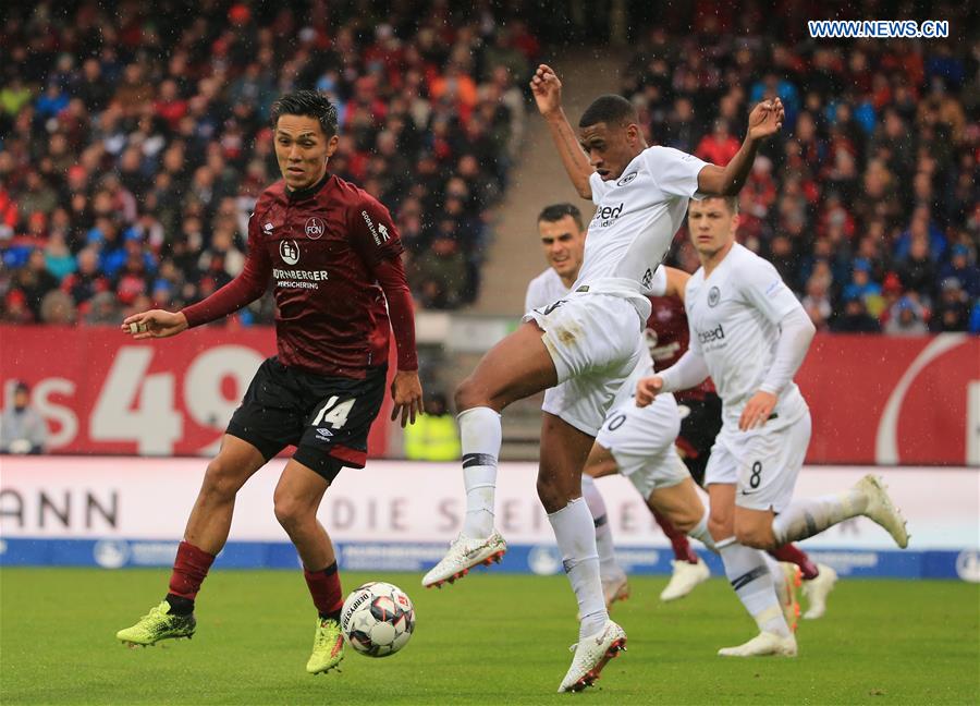 (SP)GERMANY-NURNBERG-SOCCER-BUNDESLIGA-NURNBERG VS FRANKFURT