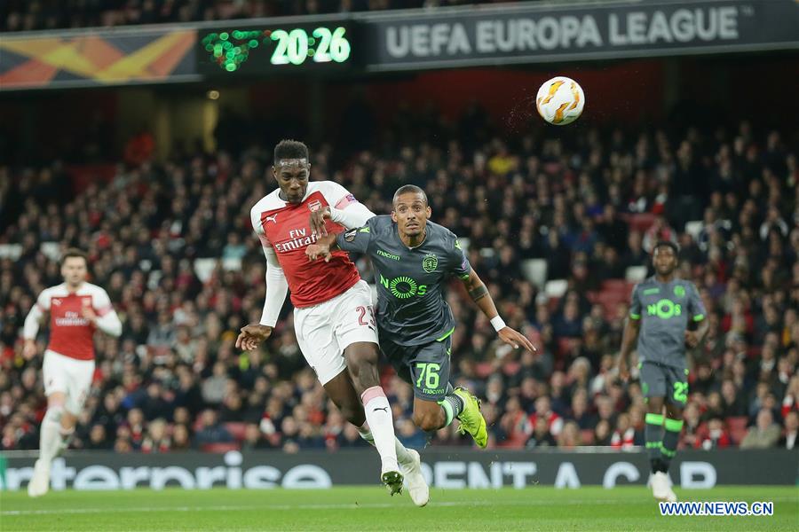 (SP) BRITAIN-LONDON-FOOTBALL-EUROPA LEAGUE-ARSENAL VS SPORTING LISBON