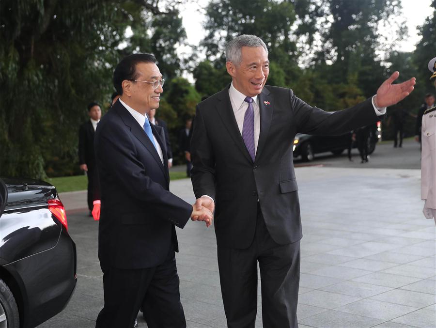 SINGAPORE-CHINA-LI KEQIANG-TALKS