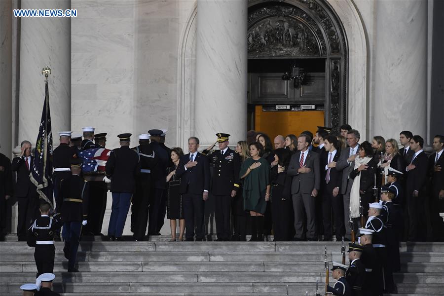 U.S.-WASHINGTON D.C.-GEORGE H.W. BUSH-LYING IN STATE