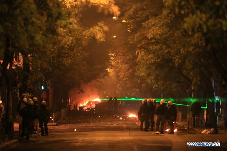 GREECE-ATHENS-PROTEST-VIOLENCE-GRIGOROPOULOS