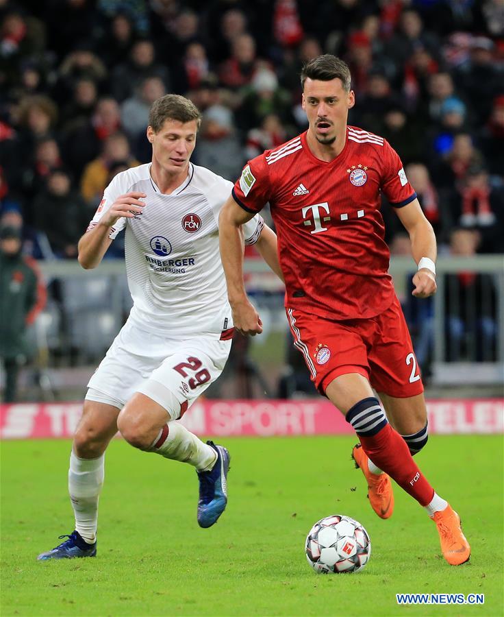 (SP)GERMANY-MUNICH-SOCCER-BUNDESLIGA-BAYERN MUNICH VS NUREMBERG