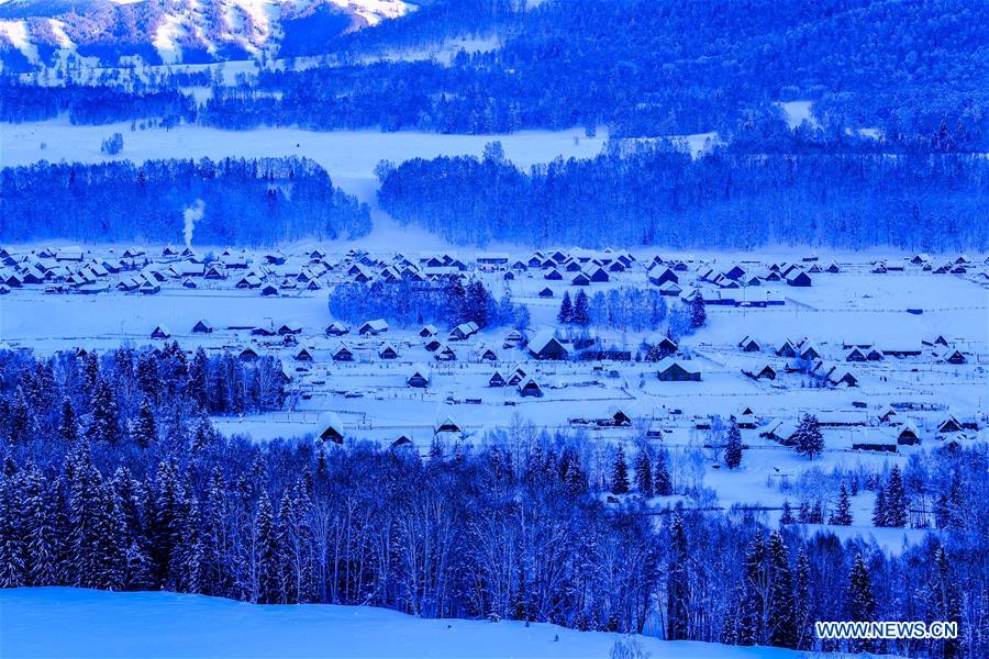 CHINA-XINJIANG-KANAS-WINTER VIEW (CN)