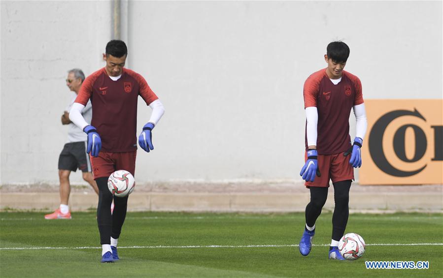 (SP)UAE-ABU DHABI-FOOTBALL-AFC-ASIAN CUP-CHINA-TRANING