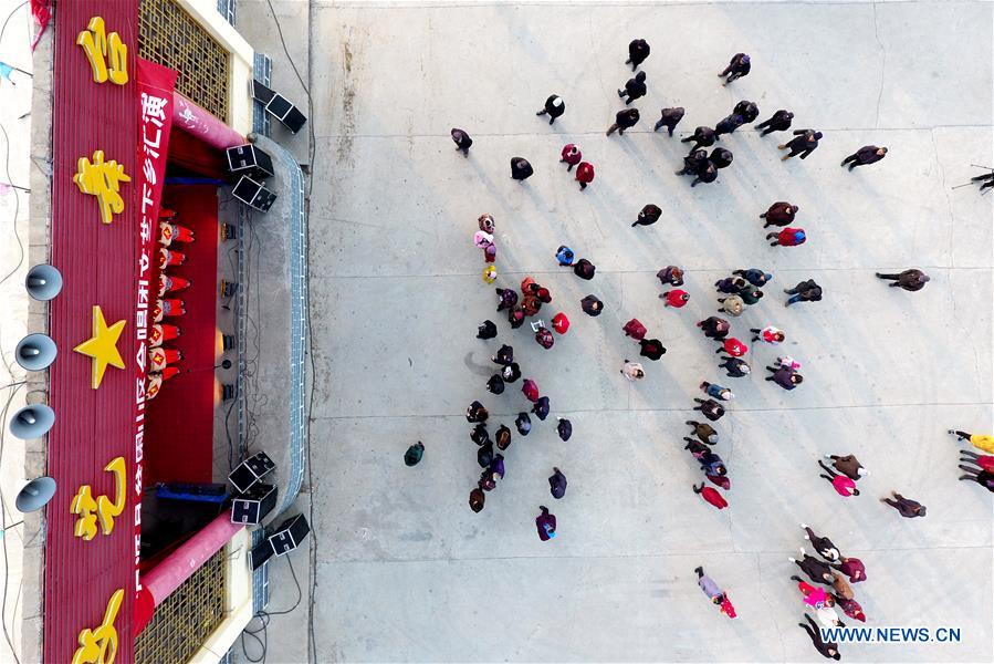 CHINA-SHANXI-RURAL LIFE-POVERTY ALLEVIATION-CHOIR (CN)