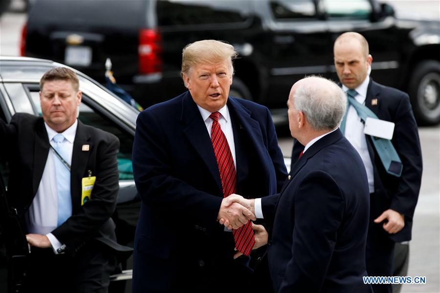 U.S.-WASHINGTON D.C.-TRUMP-SENATE REPUBLICAN POLICY LUNCH