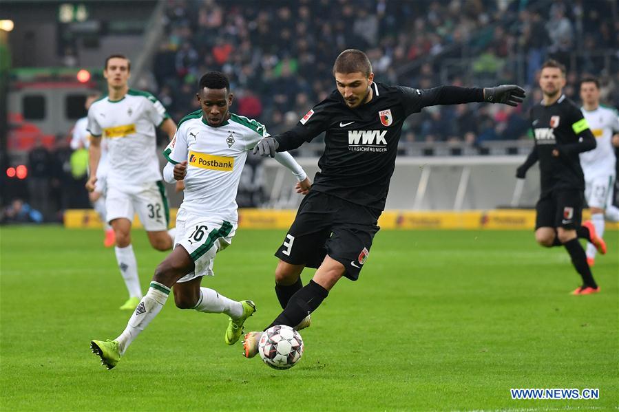 (SP)GERMANY-MOENCHENGLADBACH-SOCCER-BUNDESLIGA-MOENCHENGLADBACH VS AUGSBURG